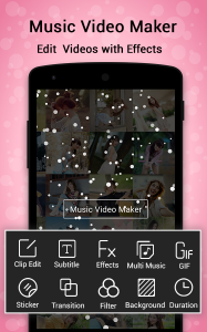 اسکرین شات برنامه Music Video Maker 1