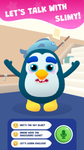 اسکرین شات 4 برنامه Talk to me Slimy: Talking Pet