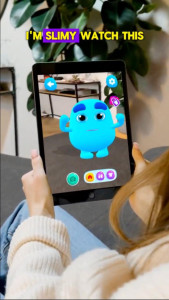اسکرین شات 3 برنامه Talk to me Slimy: Talking Pet
