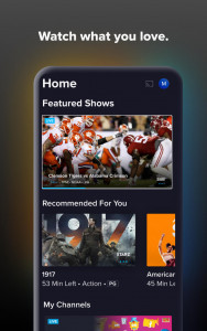 اسکرین شات 1 برنامه Sling: Live TV + Freestream