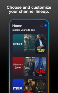 اسکرین شات برنامه Sling TV: Live TV + Freestream 3