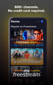 اسکرین شات 7 برنامه Sling: Live TV + Freestream