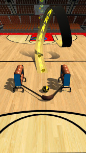 اسکرین شات 1 بازی Slingshot Basketball!