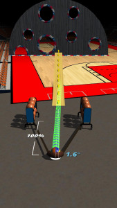 اسکرین شات بازی Slingshot Basketball! 3