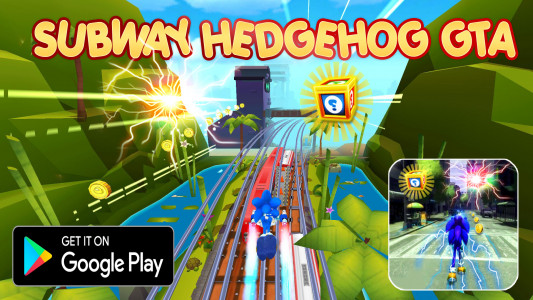 اسکرین شات بازی Subway Hedgehog Adventure City 3