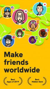 اسکرین شات برنامه Slowly: Make Global Friends 1