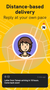 اسکرین شات 4 برنامه Slowly: Make Global Friends