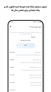 اسکرین شات 2 برنامه ‏‏‏‏‏حقوق یار - محاسبه دقیق دستمزد