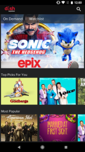 اسکرین شات 1 برنامه DISH Anywhere