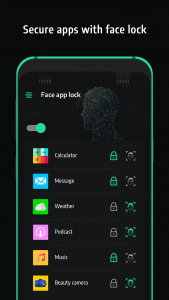 اسکرین شات برنامه Applock with Face 1