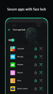 اسکرین شات 1 برنامه Applock with Face