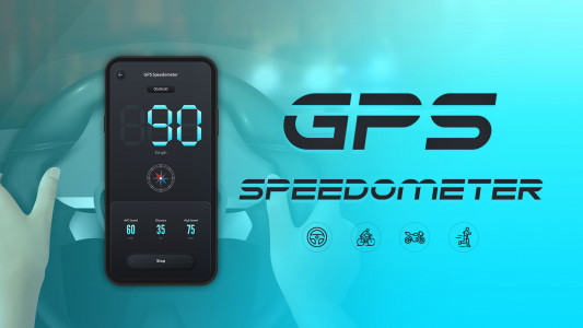 اسکرین شات برنامه GPS Speedometer: Speed Tracker 1