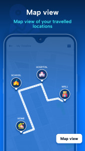 اسکرین شات 4 برنامه My Location Timeline on Map