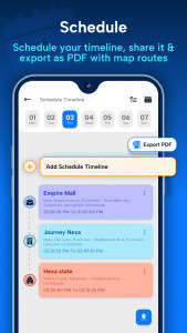 اسکرین شات 5 برنامه My Location Timeline on Map