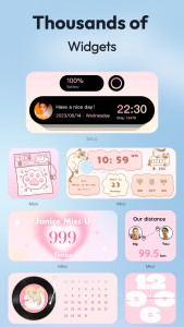 اسکرین شات 5 برنامه Mico - Widget & Live Wallpaper