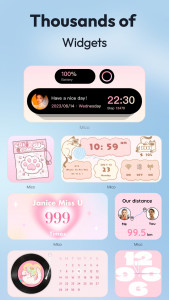 اسکرین شات 5 برنامه Mico - Widget & Live Wallpaper