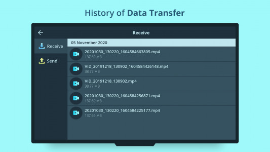 اسکرین شات برنامه TV file transfer 3