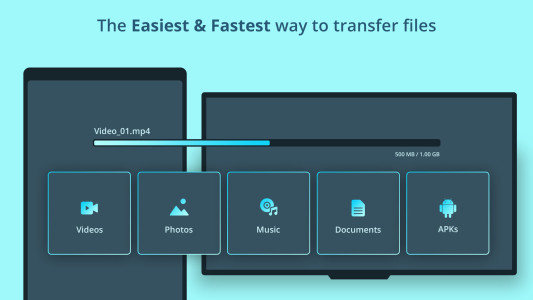 اسکرین شات 4 برنامه TV file transfer & TV Remote