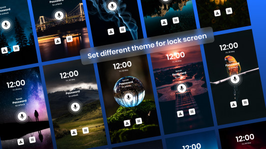 اسکرین شات 6 برنامه Voice Lock : Speak to Unlock
