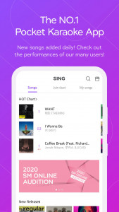 اسکرین شات برنامه Smart Karaoke: everysing Sing! 1