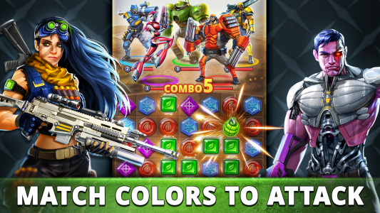 اسکرین شات 4 بازی Puzzle Combat: Match-3 RPG