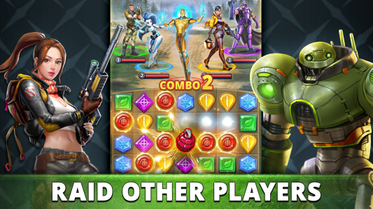 اسکرین شات 2 بازی Puzzle Combat: Match-3 RPG