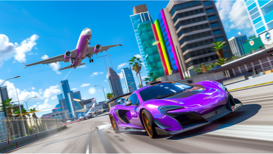 اسکرین شات 3 بازی Motor Driving Simulator