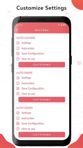اسکرین شات برنامه Auto Clicker - Automatic Tapper, Easy & QuickTouch 6