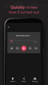 اسکرین شات برنامه iRecorder - High-quality voice recorder 4