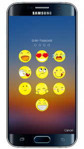 اسکرین شات برنامه Emoji Keypad Lock Screen 3