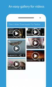 اسکرین شات برنامه TwtDirect: Direct Video Downloader For Twitter Pro 4
