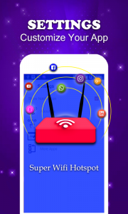 اسکرین شات برنامه Super Wifi Hotspot: Net share 4
