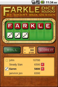 اسکرین شات بازی Farkle Dice - Free 8