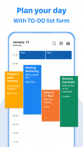 اسکرین شات 5 برنامه Calendar: Schedule Planner