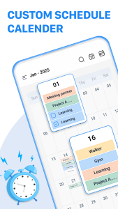 اسکرین شات 1 برنامه Calendar: Schedule Planner