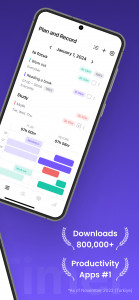 اسکرین شات 2 برنامه Dote Timer - time management