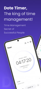 اسکرین شات 1 برنامه Dote Timer - time management