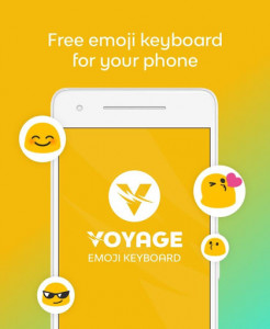 اسکرین شات برنامه Voyage Emoji Keyboard 1