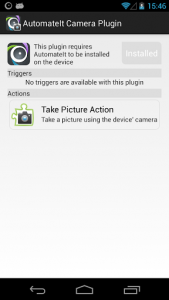 اسکرین شات برنامه AutomateIt Camera Plugin 1