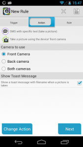 اسکرین شات برنامه AutomateIt Camera Plugin 3