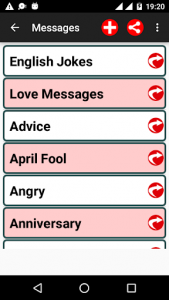 اسکرین شات برنامه Best Messages Status Jokes SMS 1
