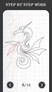 اسکرین شات برنامه How To Draw Tattoos 6