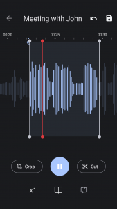 اسکرین شات برنامه Audio Recorder 3