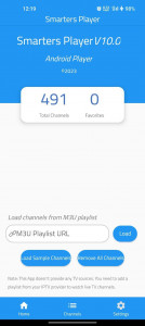 اسکرین شات برنامه Smarters IPTV Pro: Player 3