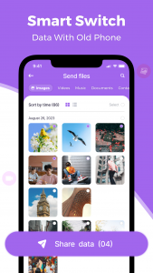 اسکرین شات برنامه Smart switch phone transfer 4