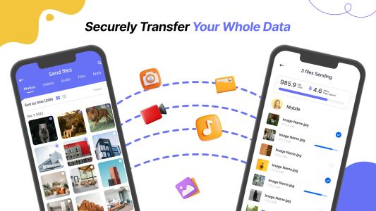 اسکرین شات 2 برنامه Smart Transfer My Data app