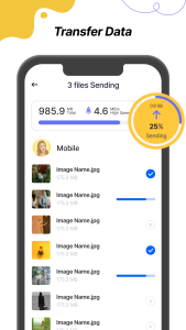 اسکرین شات 5 برنامه Smart Transfer My Data app