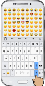 اسکرین شات برنامه Emoji Keyboard 1