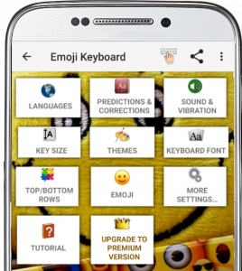 اسکرین شات برنامه Emoji Keyboard 2