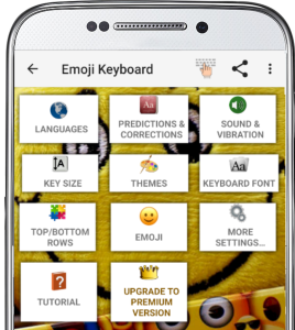 اسکرین شات 2 برنامه Emoji Keyboard